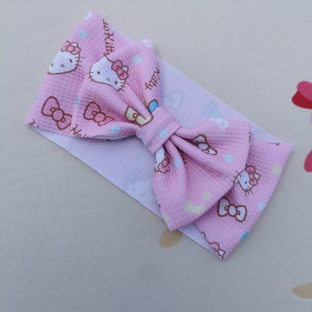 Bentița lată cu fundita hellokitty 3-12 luni