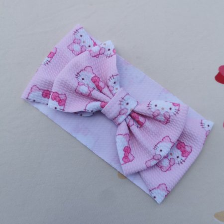 Bentița lată cu fundita hellokitty 3-12 luni