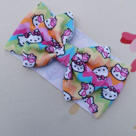Bentița lată cu fundita hellokitty 3-12 luni