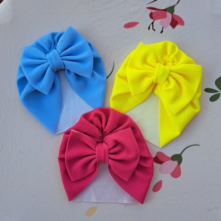 3 Turbane cu fundita
