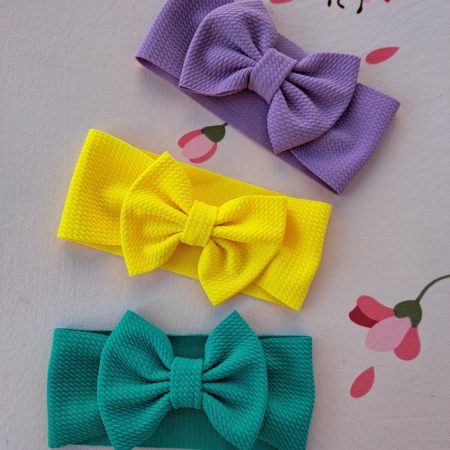 Set 3 bentițe cu fundiță