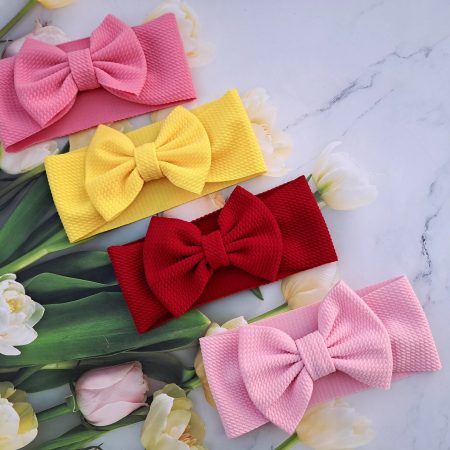 Set 4 bentite cu fundita