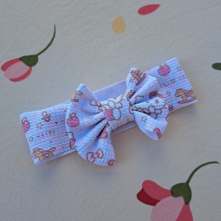 Bentita cu fundita hello-kitty 0-3 luni