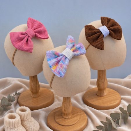 Set 3 bentite cu fundita
