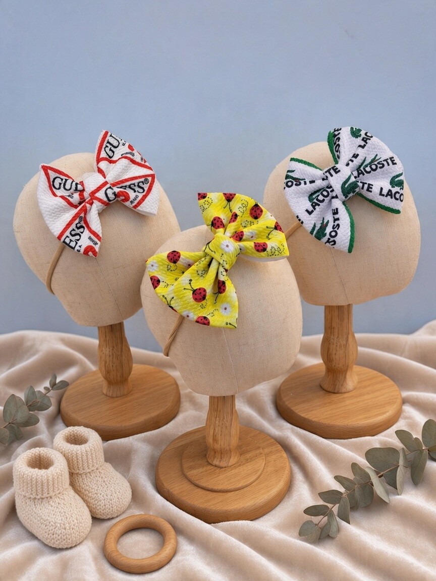 Set 3 bentite cu fundita